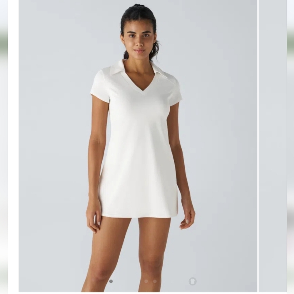 Polo Neck 2-Piece Set Side Pocket Mini Quick Dry Golf Active Dress